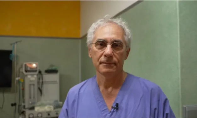 Dott. Claudio Manna in the operating room